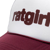 Stray Rats Headwear BURGUNDY / O/S RATGIRL TRUCKER HAT