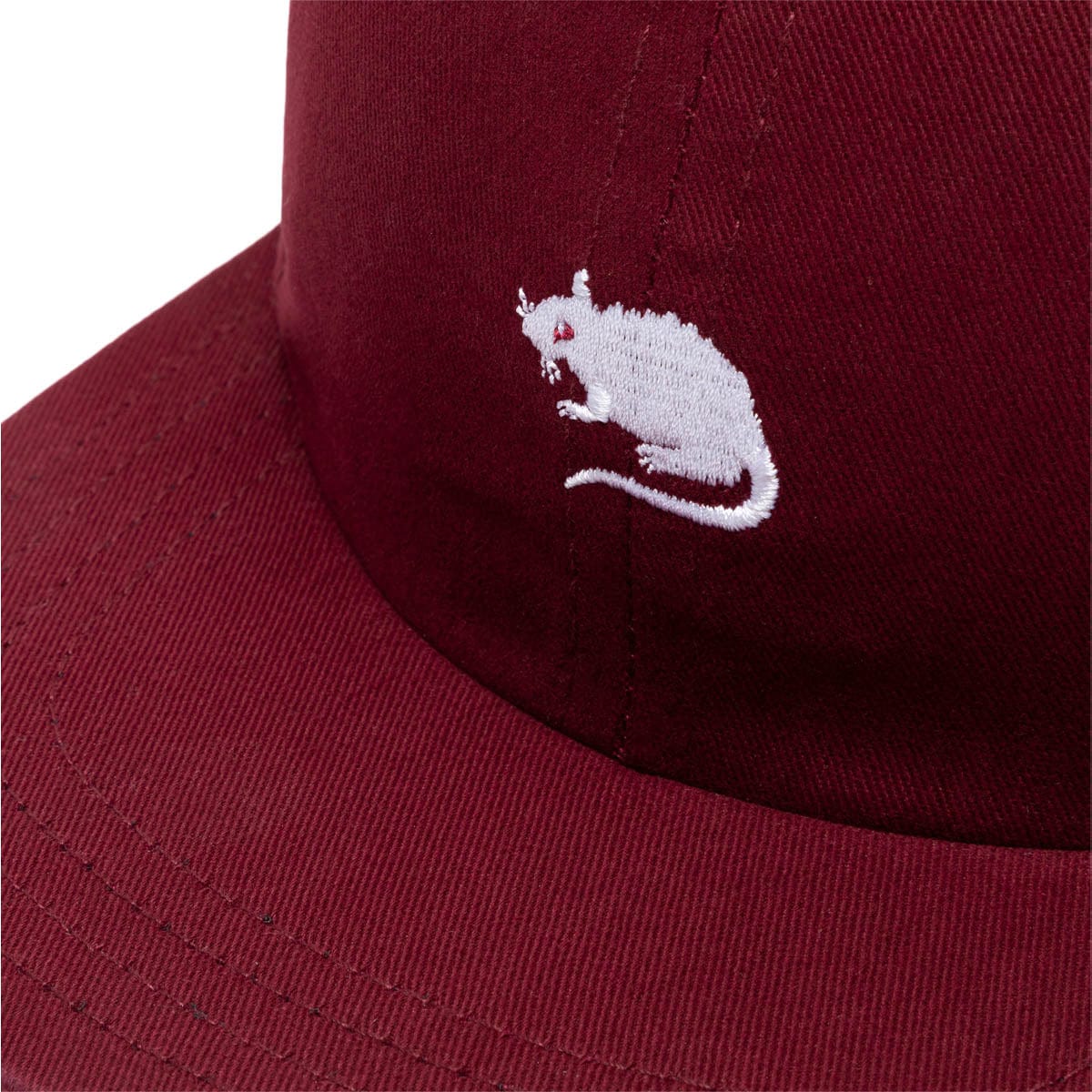 RAT LOGO HAT MAROON | Bodega