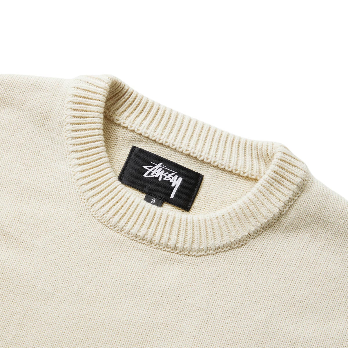 CARE LABEL SWEATER NATURAL | Bodega