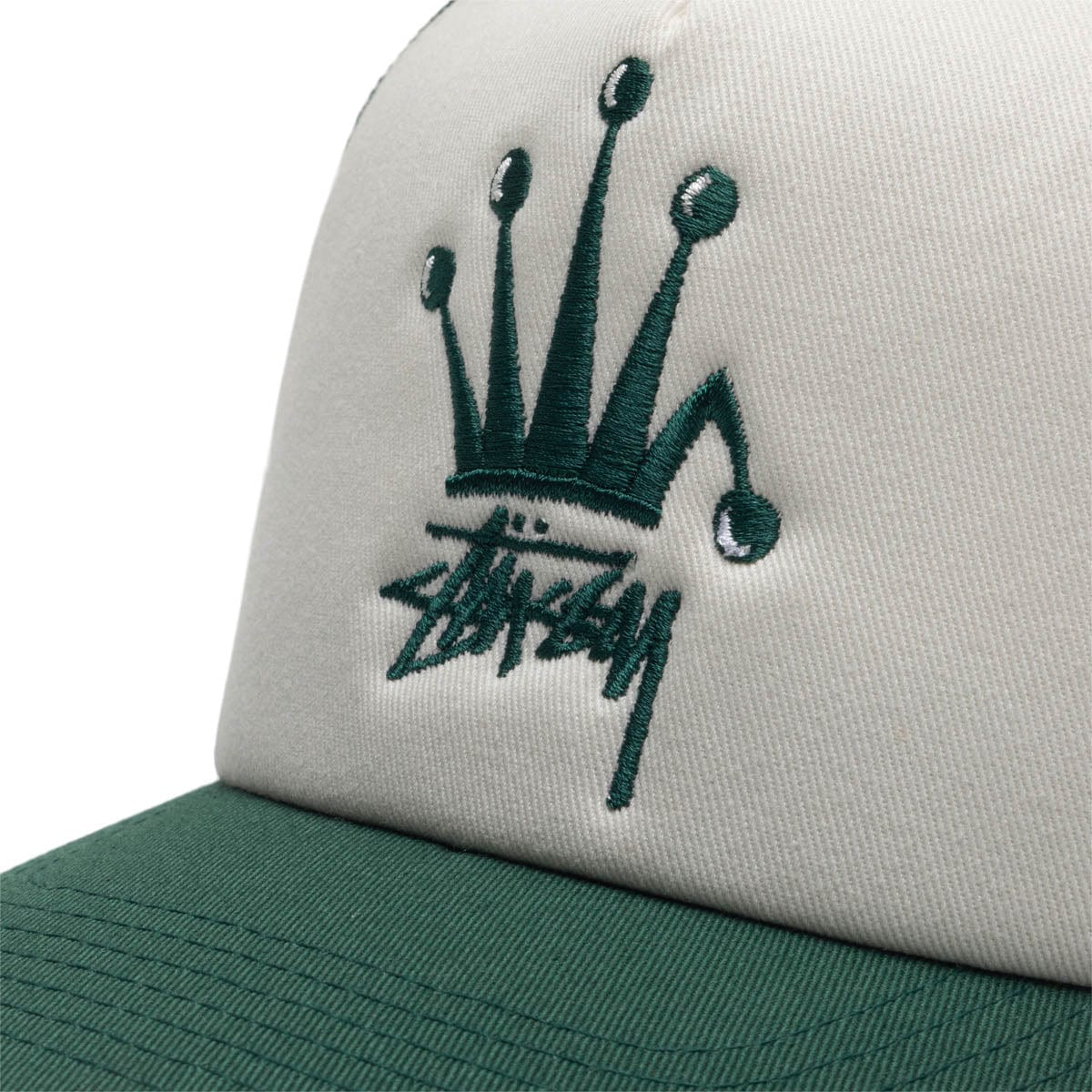 Stüssy Accessories - HATS - Snapback-Fitted Hat FOREST / O/S CROWN STOCK TRUCKER CAP