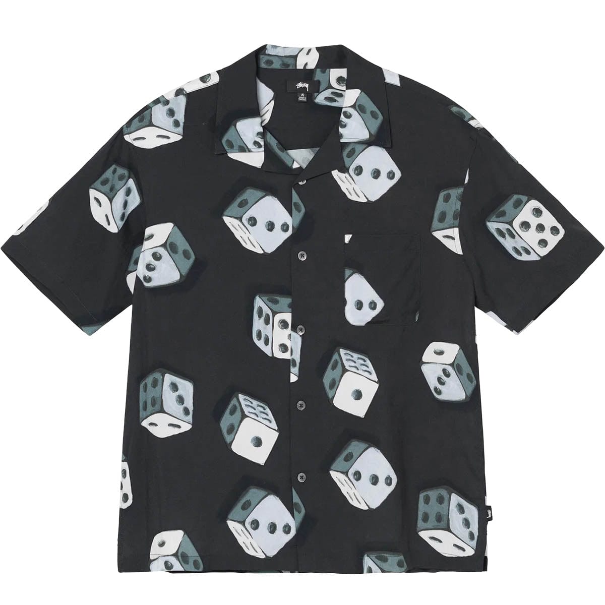 DICE PATTERN SHIRT BLACK | Bodega