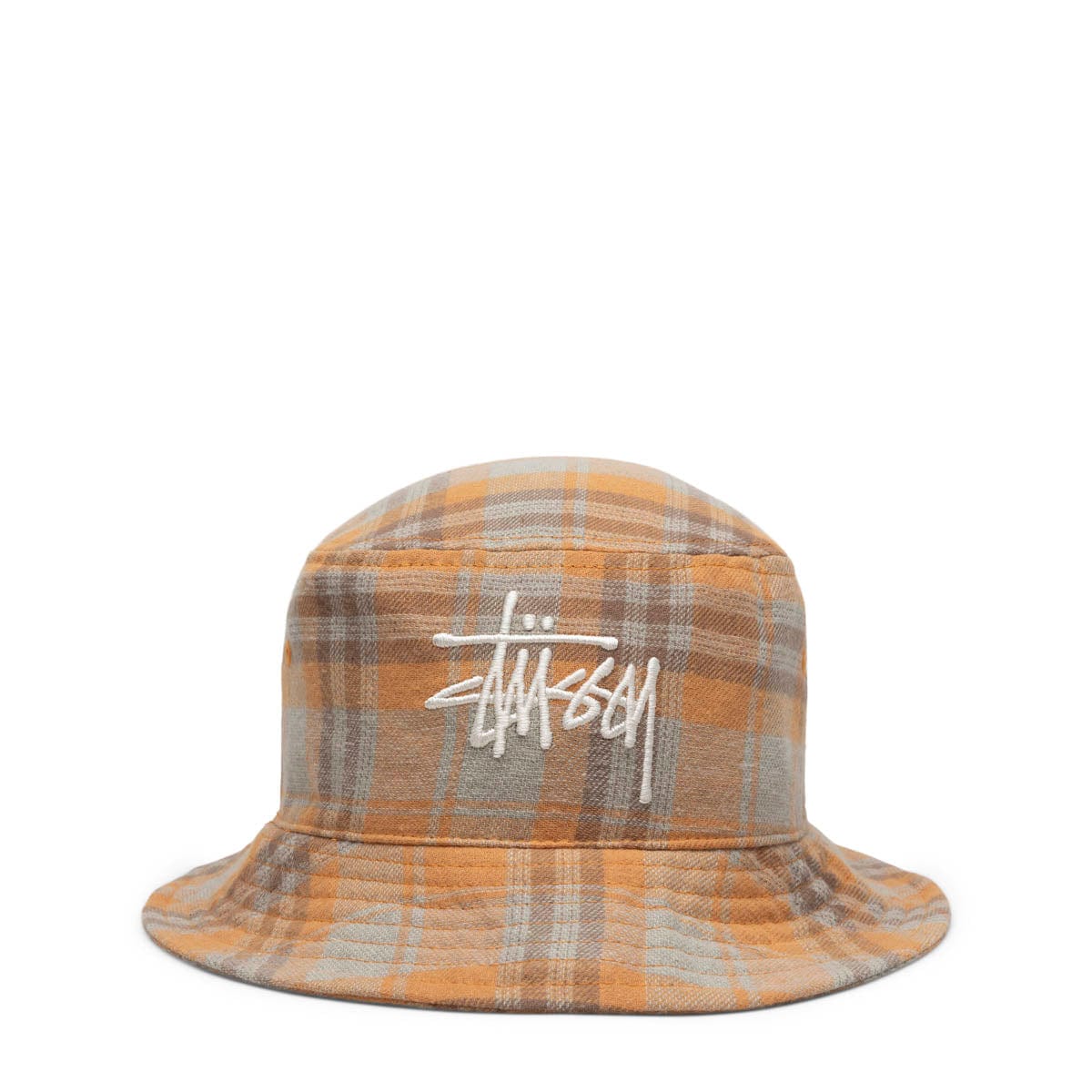 Stüssy Headwear EARTH PLAID BASIC BUCKET HAT