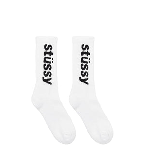 HELVETICA JACQUARD CREW SOCKS – Bodega