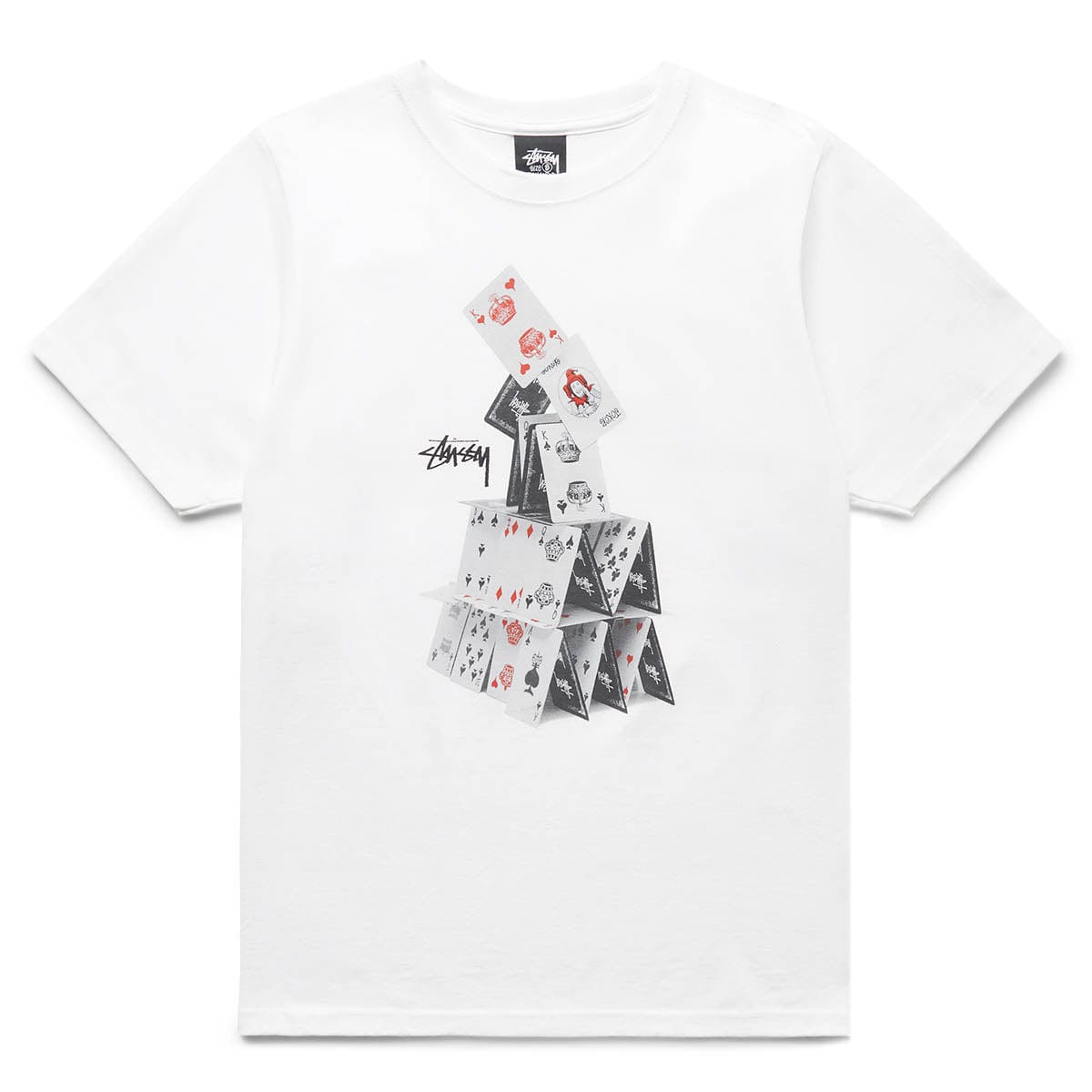 Stüssy T-Shirts HOUSE OF CARDS TEE