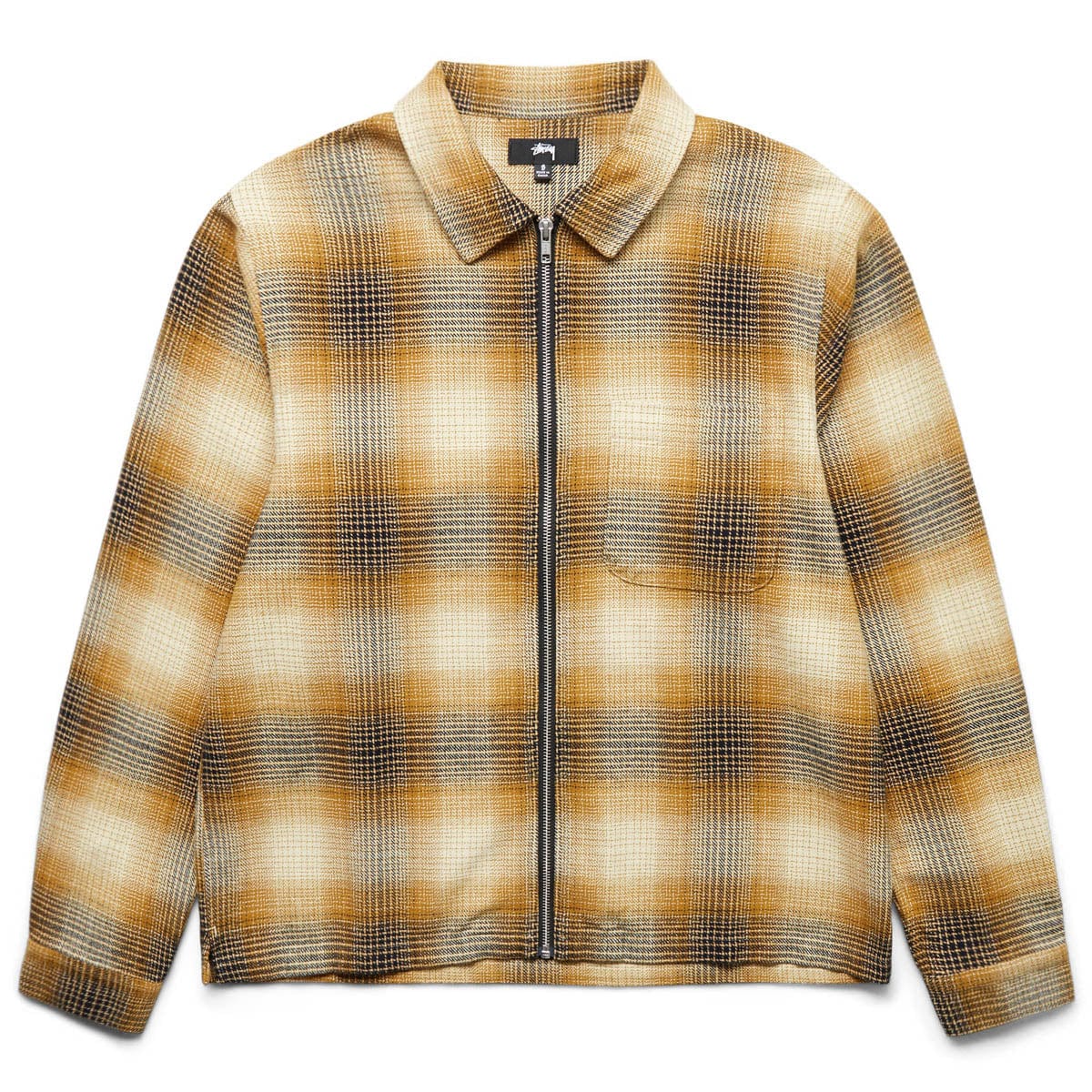 checkered shirt jacket | GmarShops | JACK SHADOW PLAID ZIP SHIRT