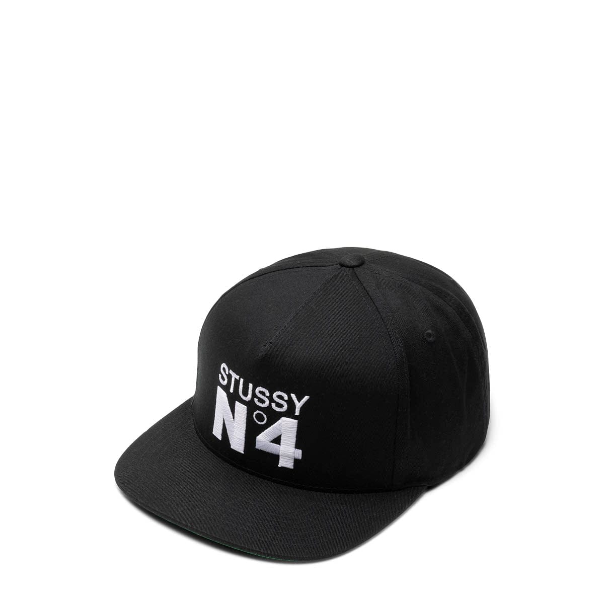 NO.4 POINT CROWN CAP BLACK