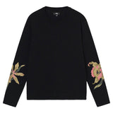 Stüssy Knitwear ORCHID SWEATER BLACK