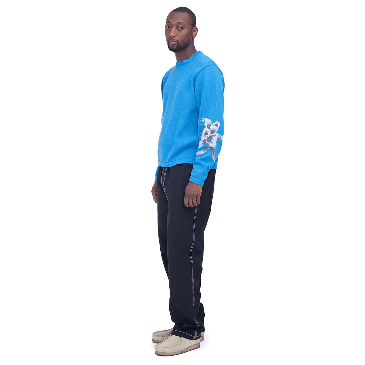 Stüssy ORCHID SWEATER BLUE | Bodega