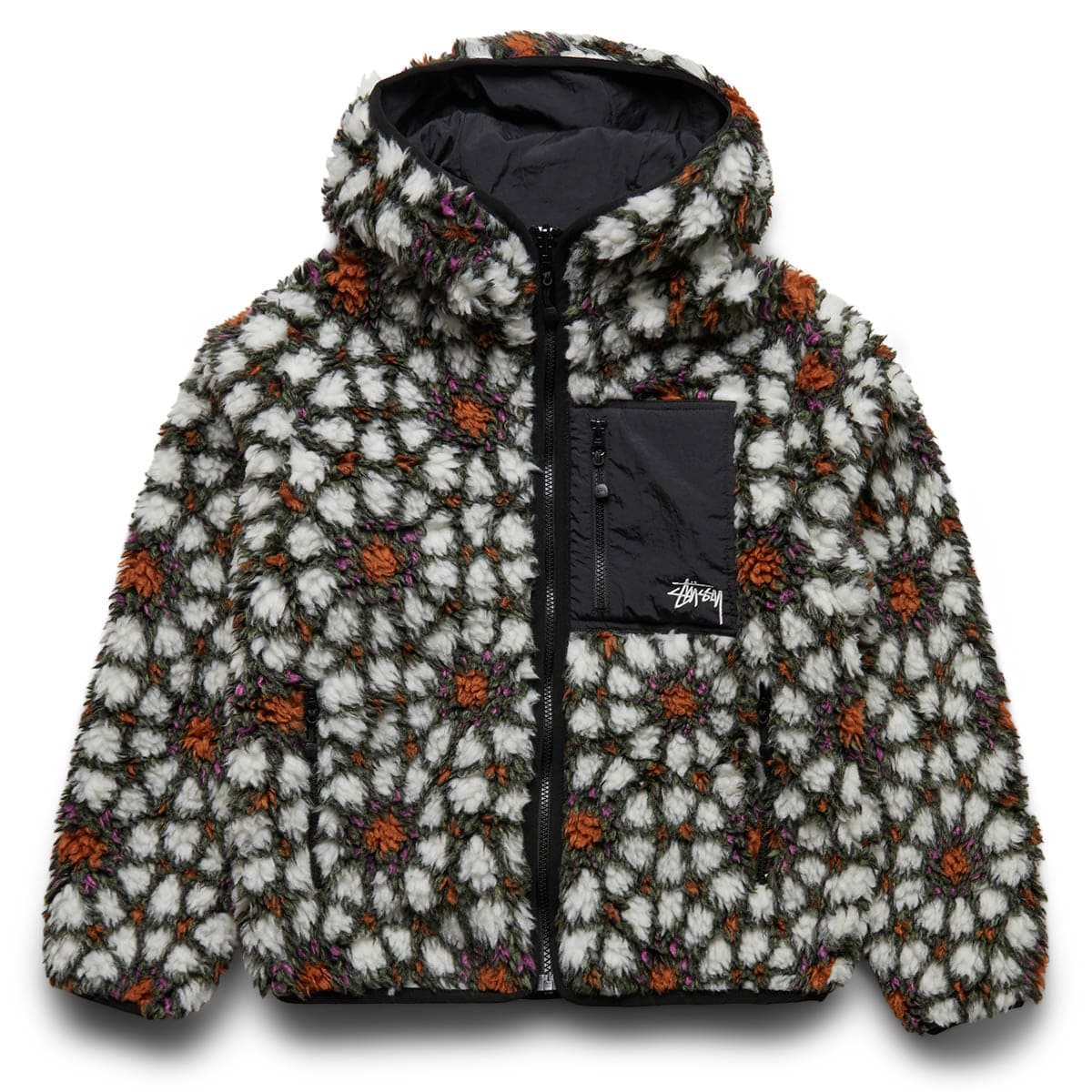 Stüssy Outerwear PATTERN SHERPA JACKET