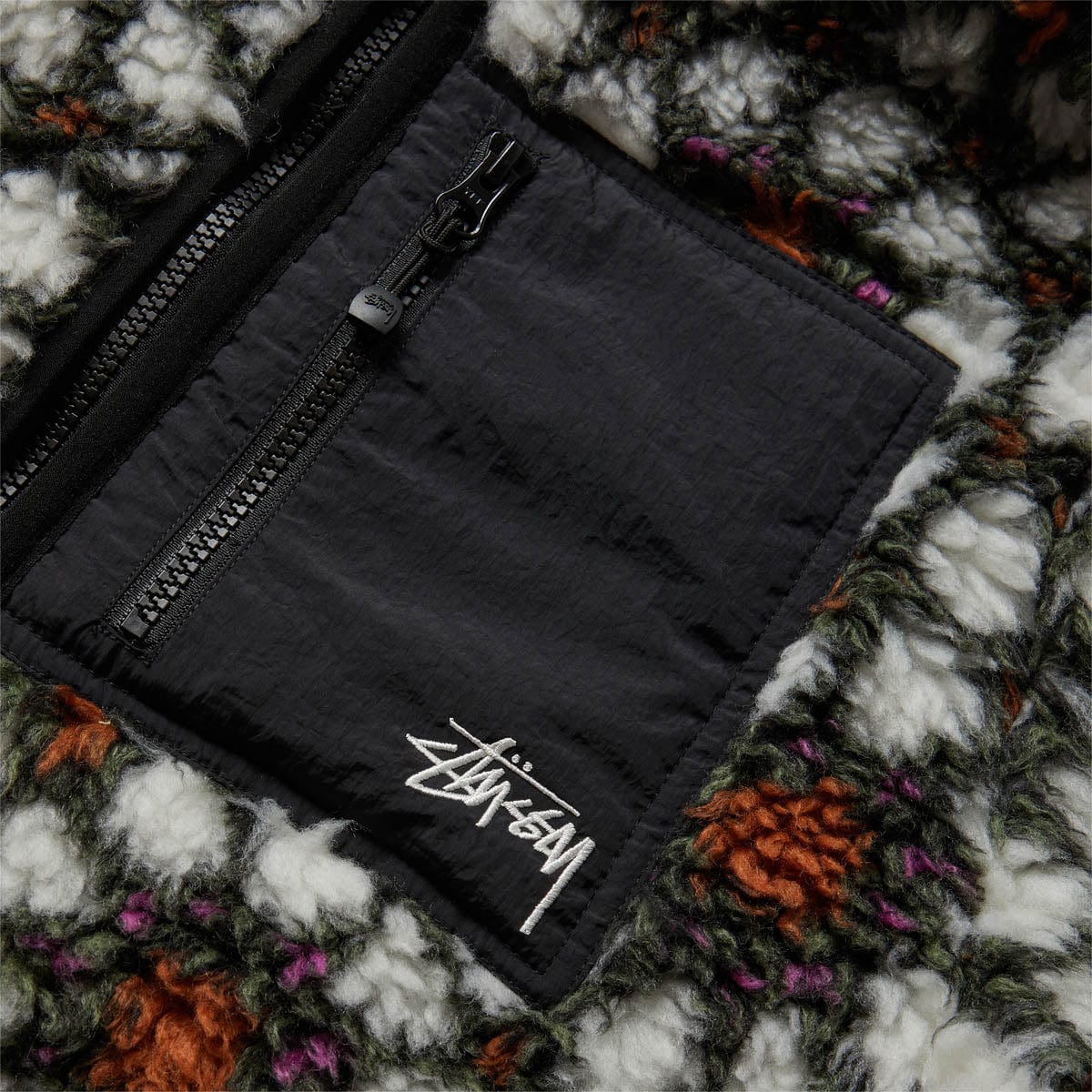 Stüssy Outerwear PATTERN SHERPA JACKET