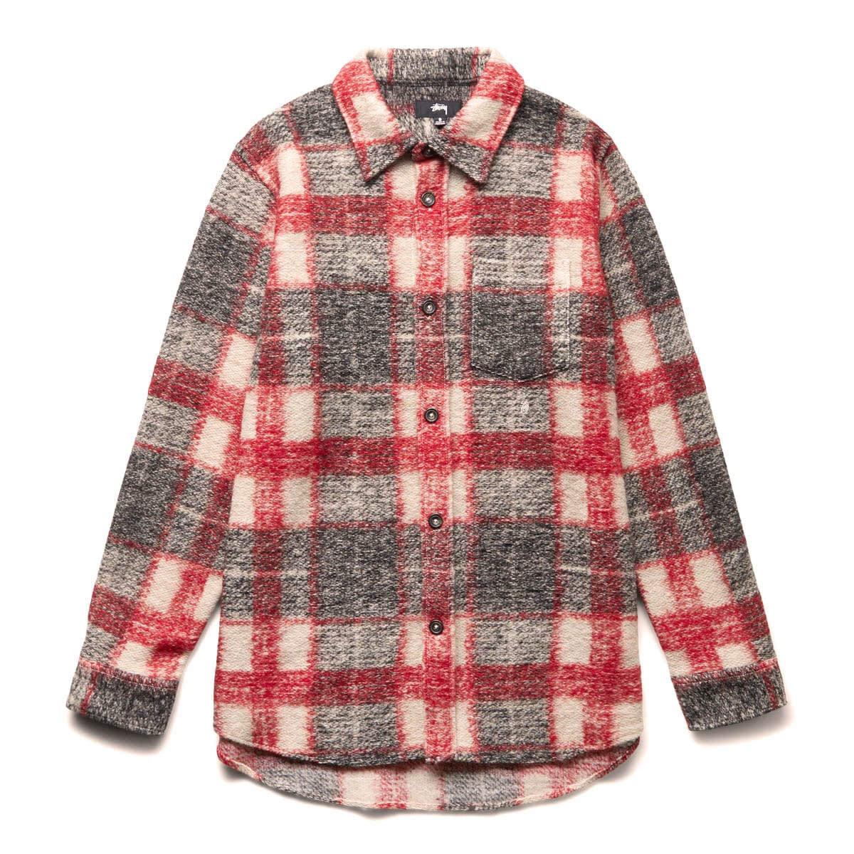 Stüssy Shirts PLAID KNIT SHIRT