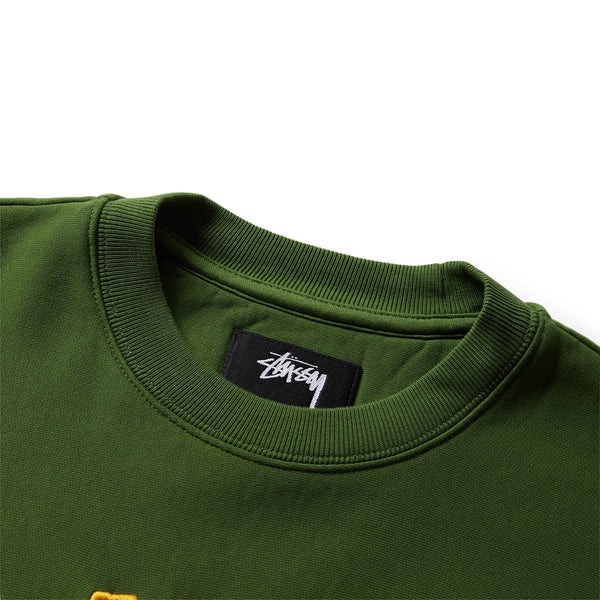 RELAXED OVERSIZED CREW GREEN | Bodega