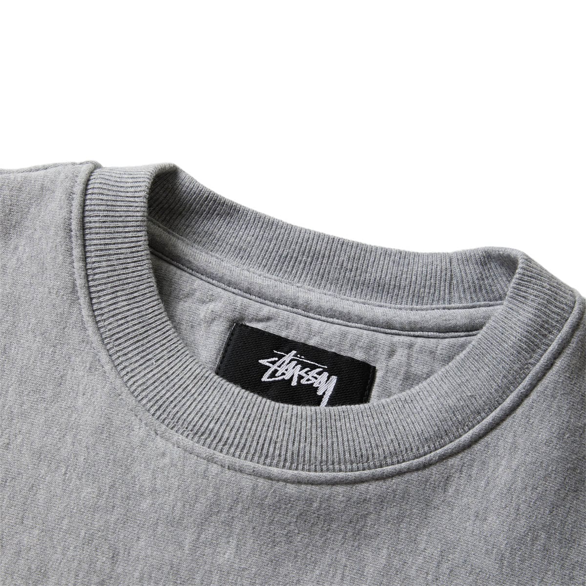 RELAXED OVERSIZED CREW GREY HEATHER | Bodega