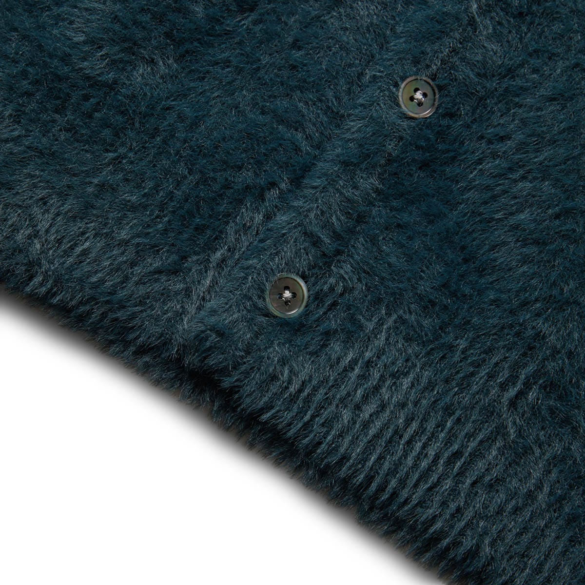 SHAGGY CARDIGAN Dark Green | Bodega