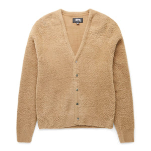 SHAGGY CARDIGAN TAUPE | Bodega