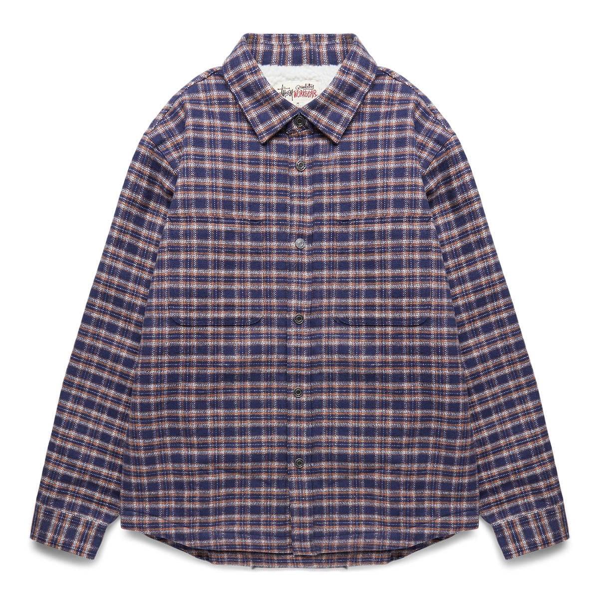 Stüssy Shirts SHERPA LINED PLAID SHIRT