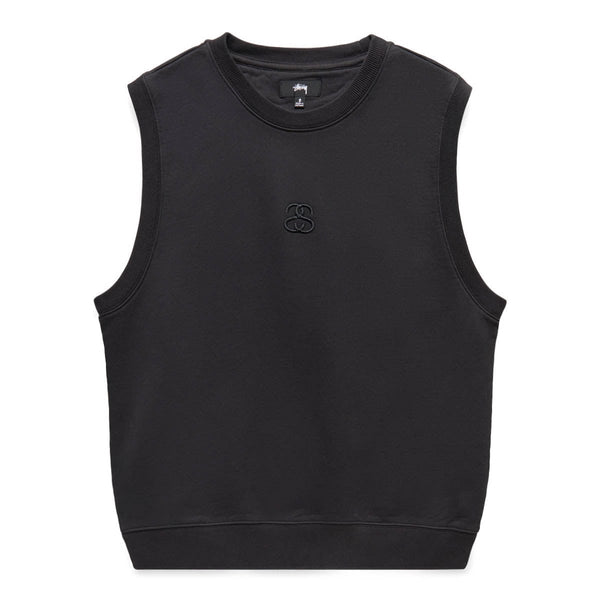 LINK FLEECE VEST BLACK | Bodega