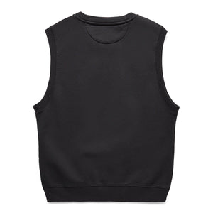 LINK FLEECE VEST BLACK | Bodega