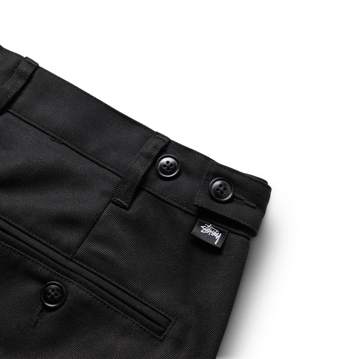 VOLUME PLEATED TROUSER BLACK | Bodega