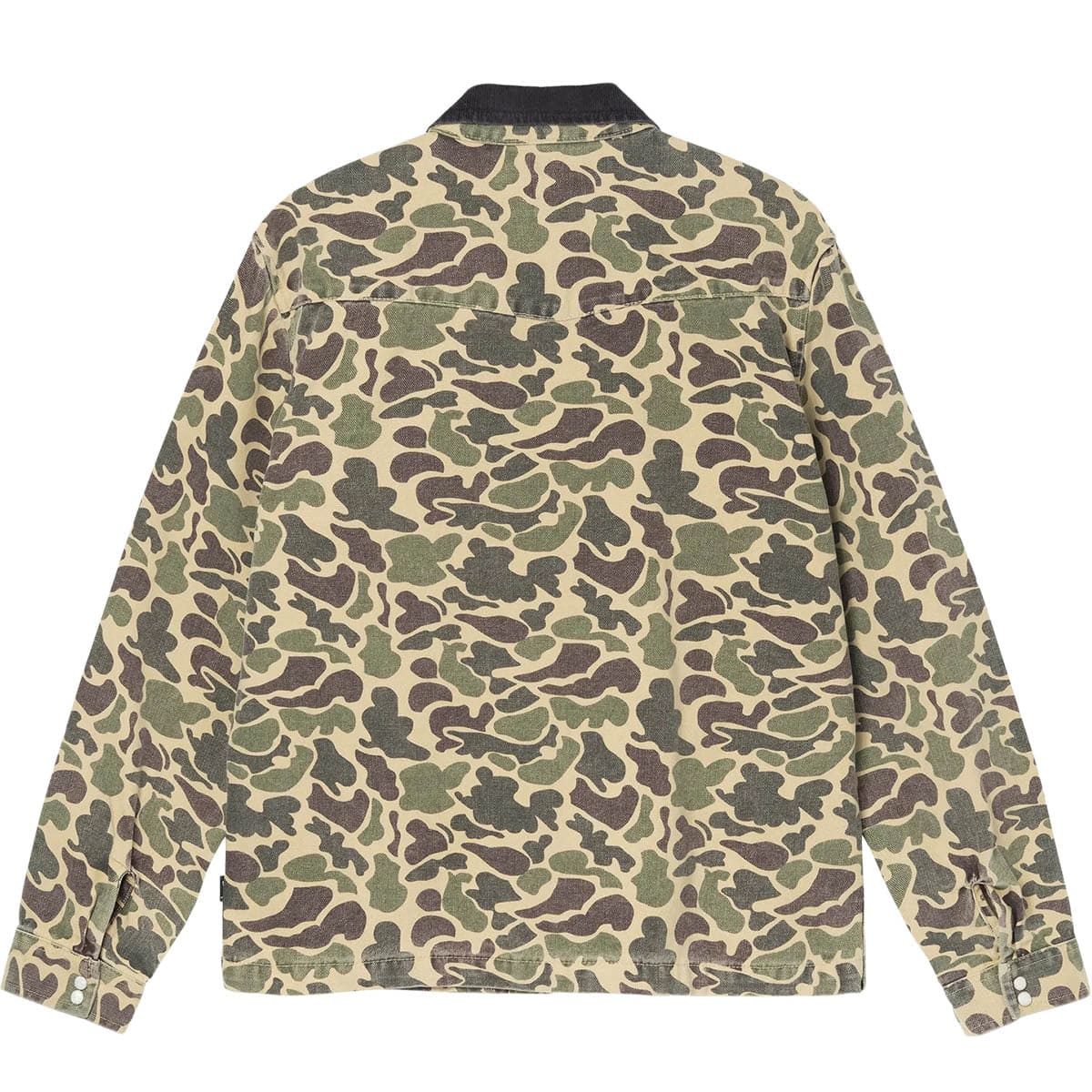 WASHED CANVAS WORK SHIRT CAMO | Bodega