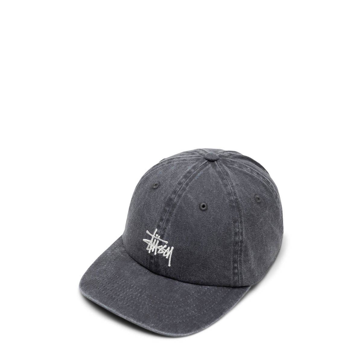 Stüssy Headwear CHARCOAL / O/S WASHED STOCK LOW PRO CAP