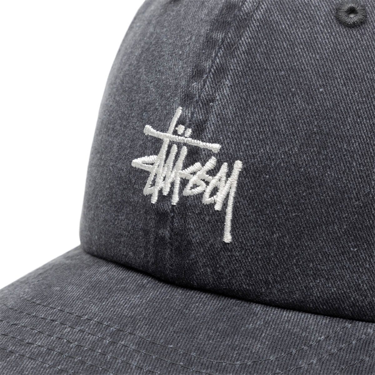 Stüssy Headwear CHARCOAL / O/S WASHED STOCK LOW PRO CAP