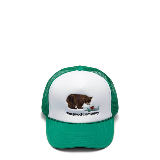 The Good Company Headwear GREEN / O/S BEAR TRUCKER HAT