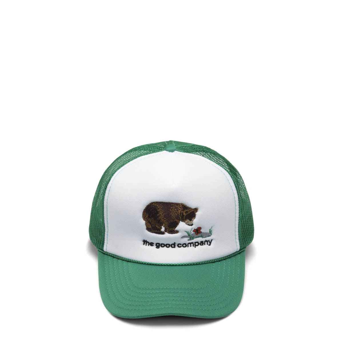 The Good Company Headwear GREEN / O/S BEAR TRUCKER HAT