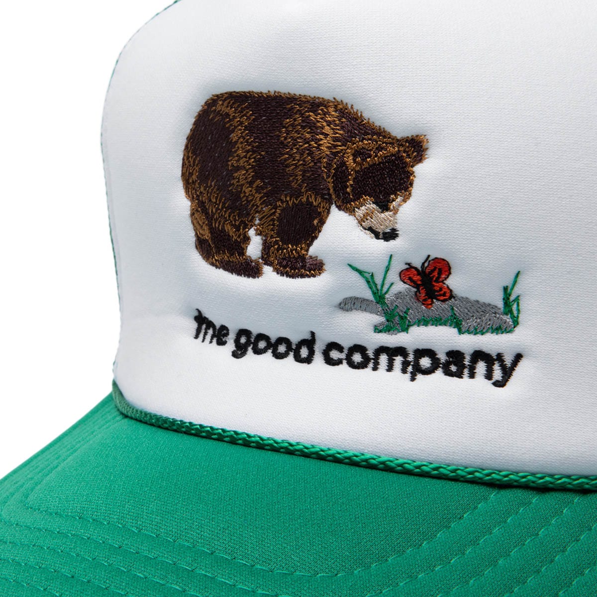 The Good Company Headwear GREEN / O/S BEAR TRUCKER HAT