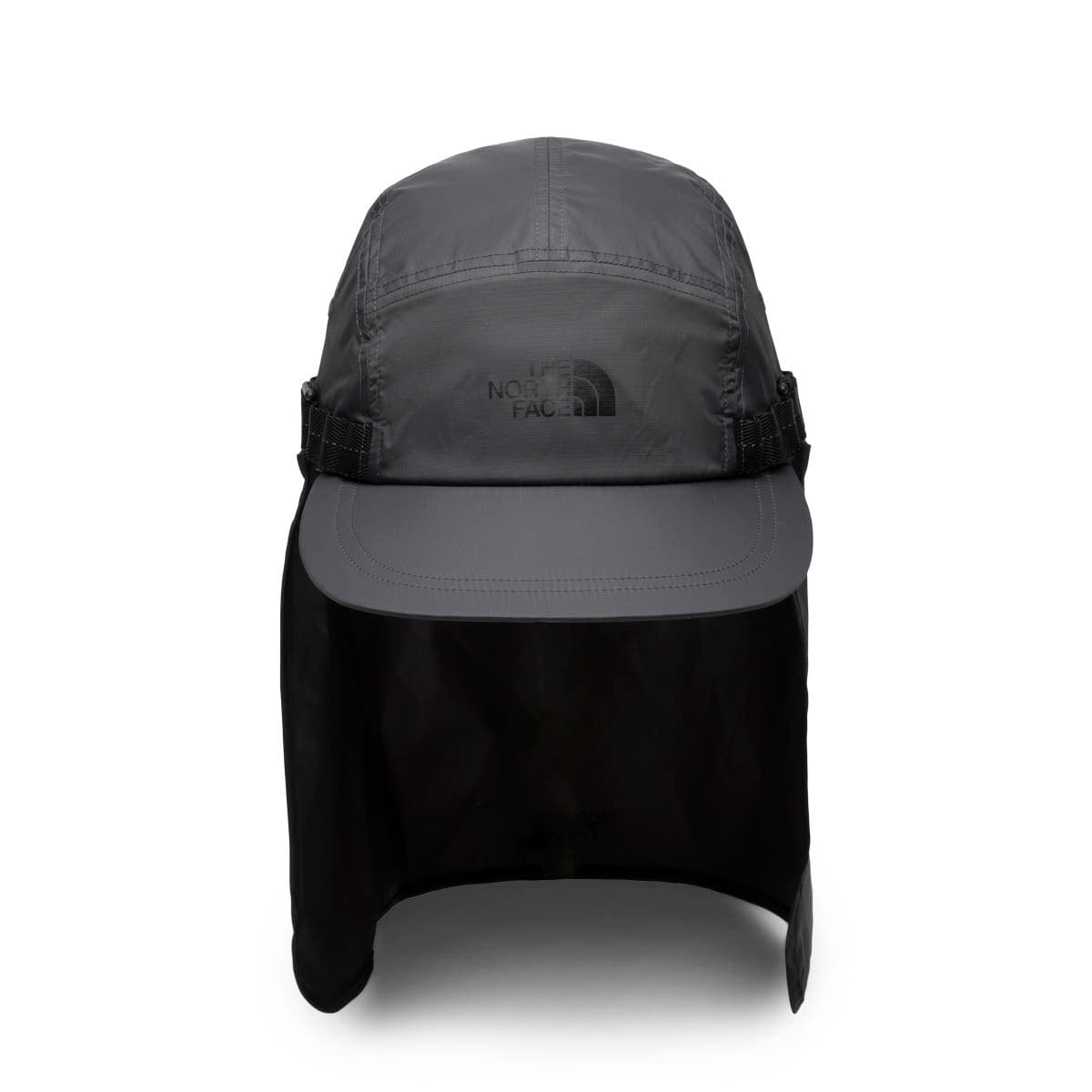 The North Face headwear ASPHALT GREY/TNF BLACK / O/S FLYWEIGHT SUNSHIELD 5 PANEL