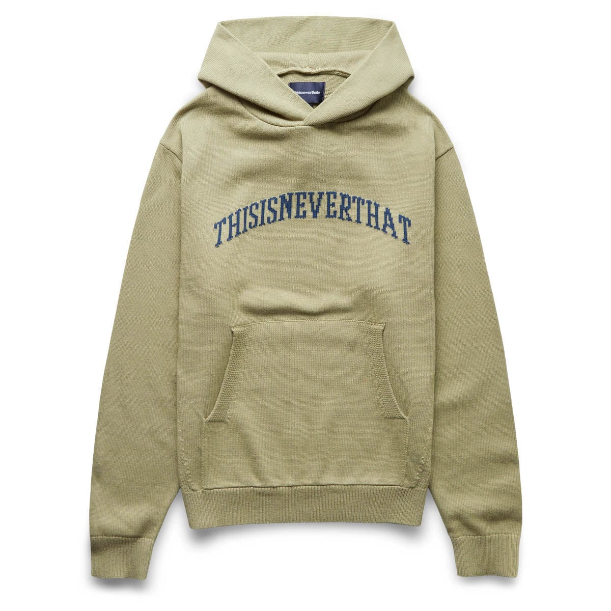 thisisneverthat Arch-Logo Knit Hoodie Navy / S