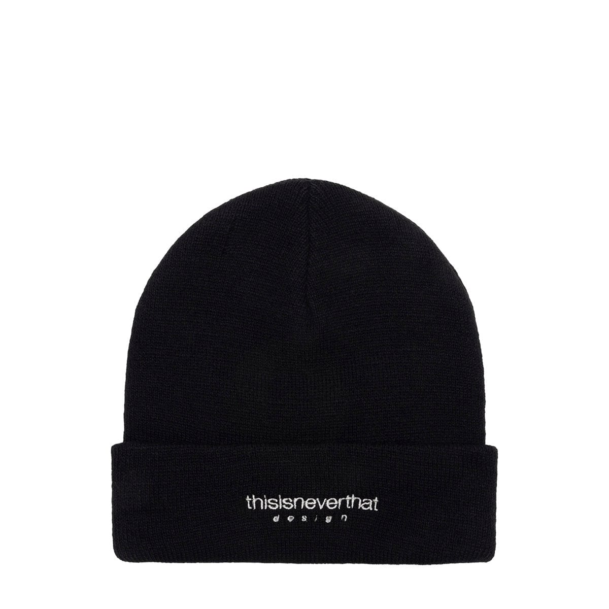 thisisneverthat Headwear BLACK / O/S L LOGO BEANIE