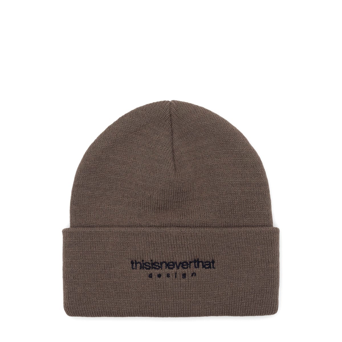 thisisneverthat Headwear DARK MOCHA / O/S L LOGO BEANIE