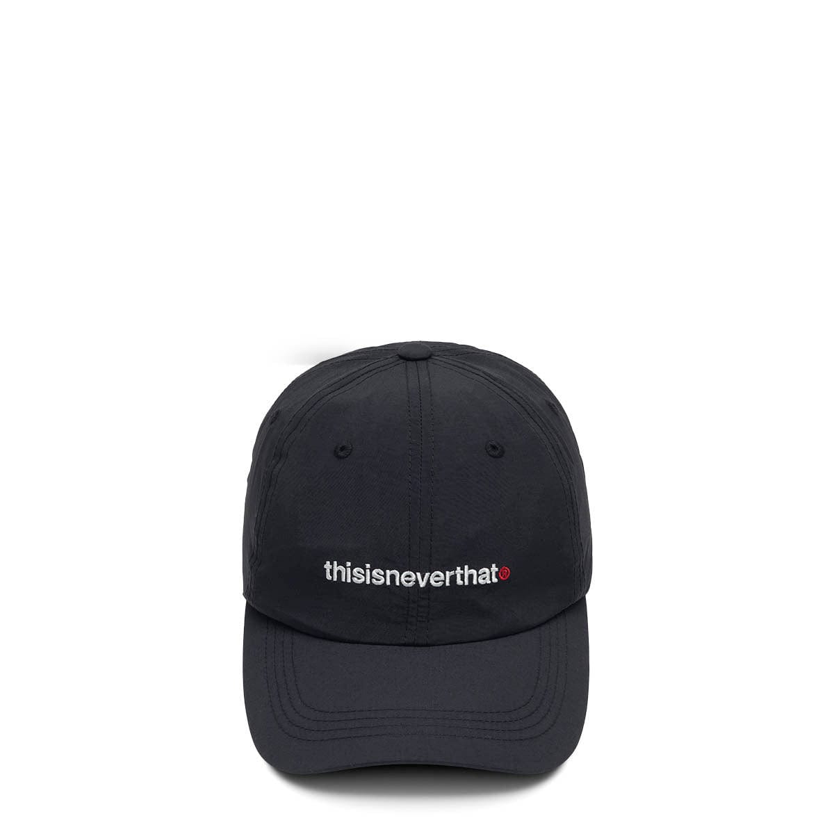 thisisneverthat Headwear BLACK / O/S SUPPLEX SPORT T LOGO CAP