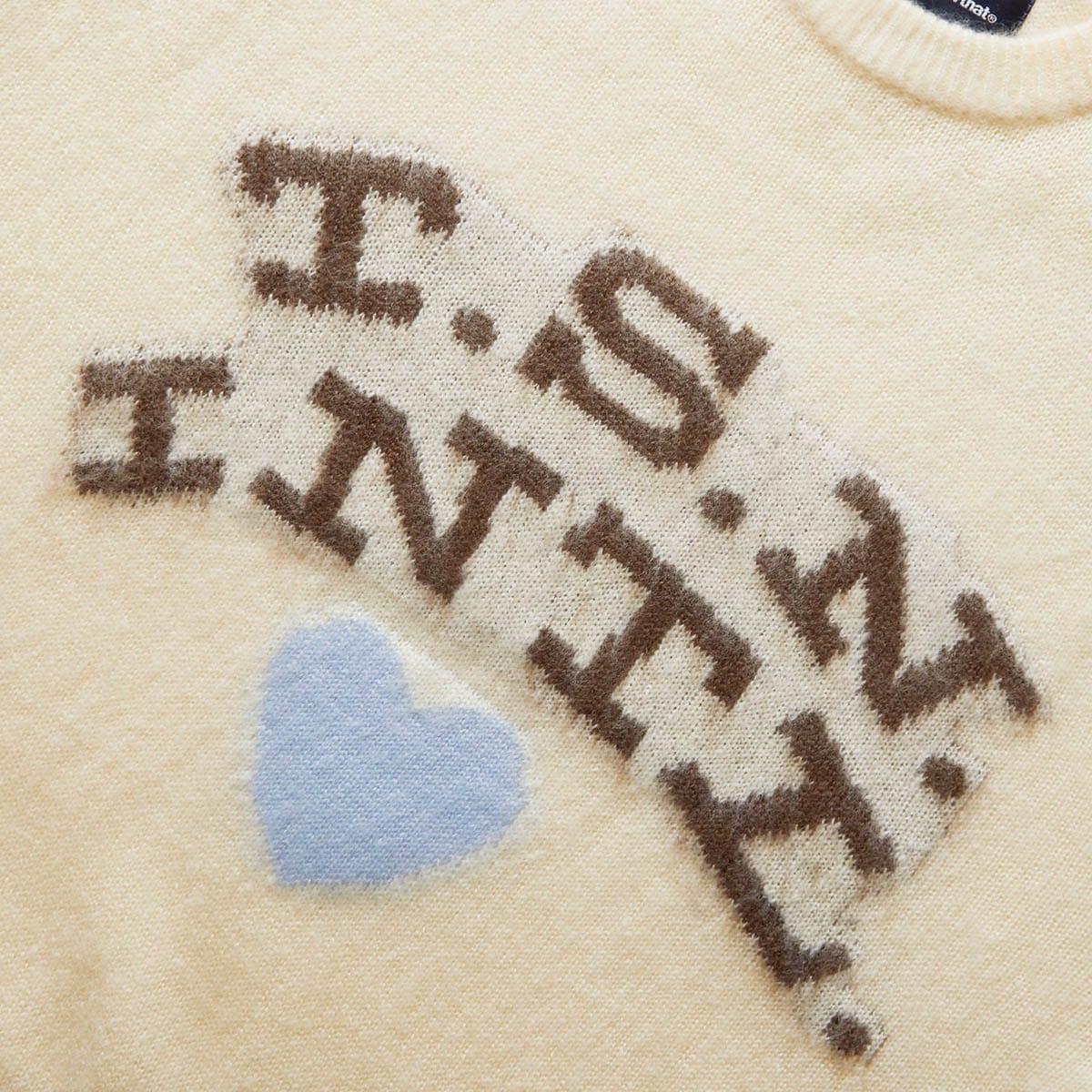 thisisneverthat Knitwear T.S.N. HEART SWEATER