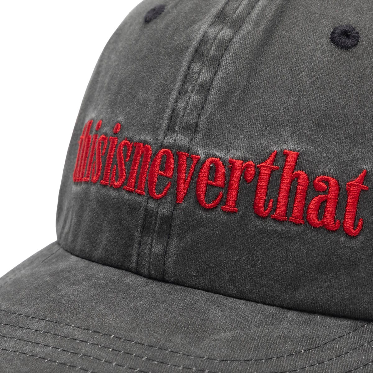 thisisneverthat Headwear CHARCOAL / O/S WASHED ONYX CAP