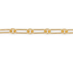 Load image into Gallery viewer, Tom Wood Jewelry 925 STERLING SILVER/9K GOLD / 7 IN. BOX BRACELET LARGE (7 INCH)
