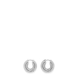 Tom Wood Jewelry 925 STERLING SILVER / O/S CHUNKY HOOPS SMALL