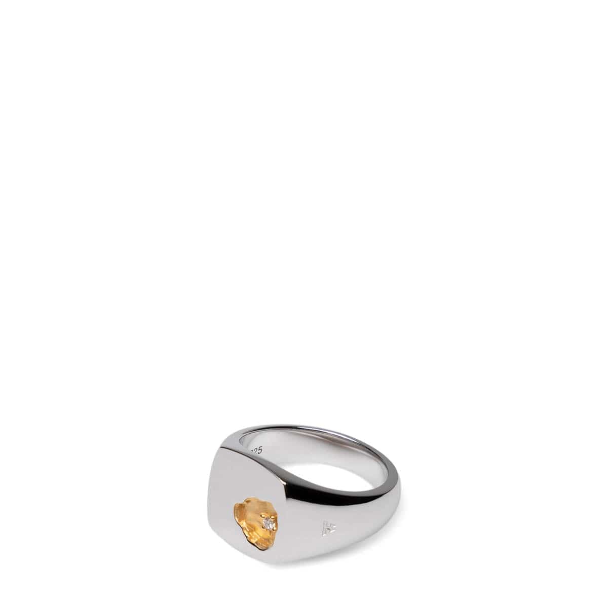 MINED RING SMALL DIAMOND Silver/Gold