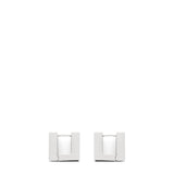 Tom Wood Jewelry 925 STERLING SILVER / O/S SQUARE HOOPS SMALL