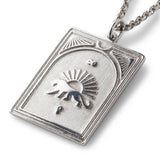 Tom Wood Jewelry 925 STERLING SILVER / O/S TAROT STRENGTH PENDANT NECKLACE
