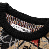 Wacko Maria Knitwear BASQUIAT/CREW NECK SWEATER (TYPE-1)