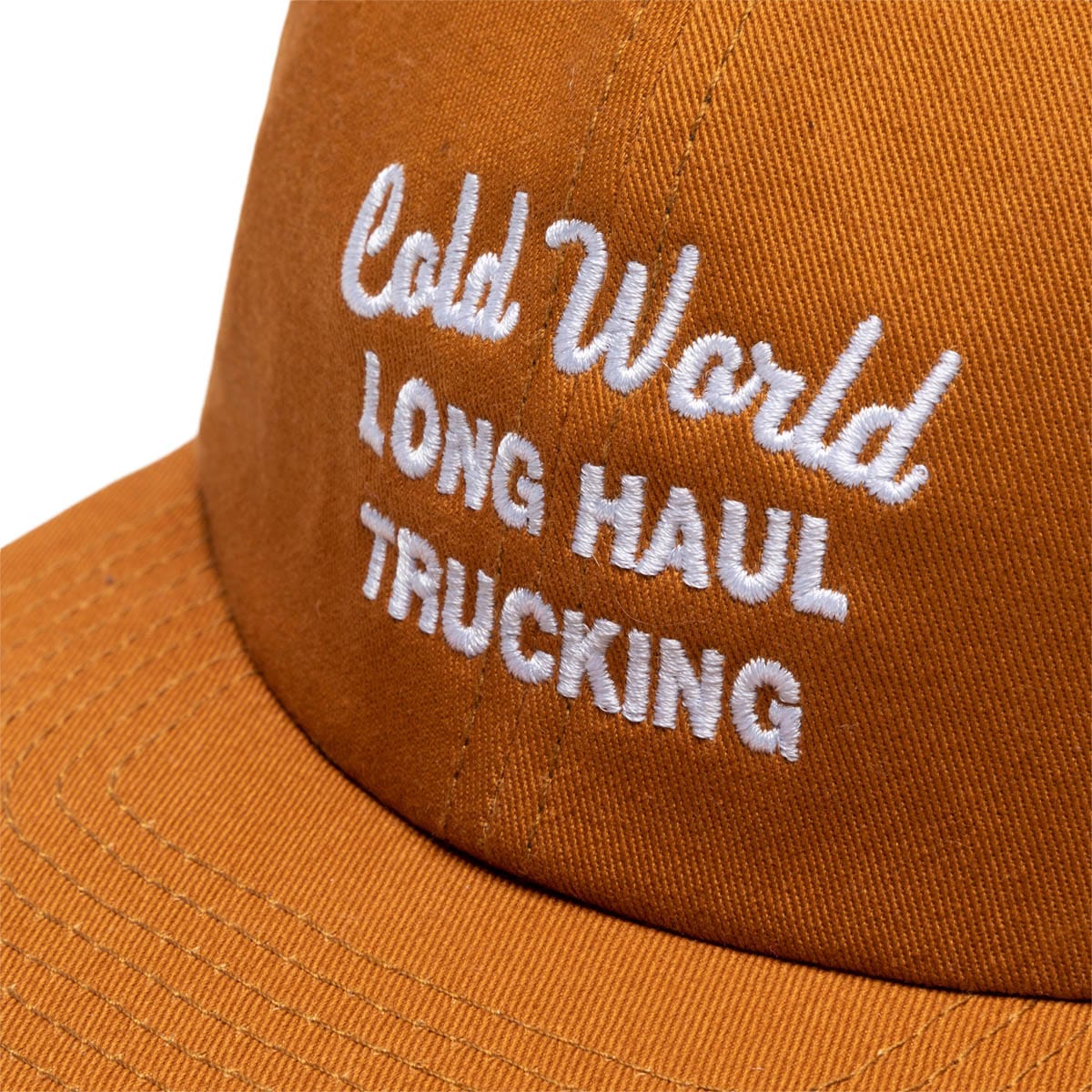 Cold World Frozen Goods Headwear SADDLE BROWN / O/S LONG HAUL TRUCKING HAT Saddle Brown