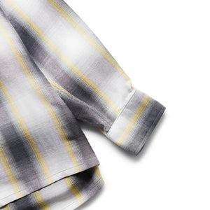 OMBRE CHECK OPEN COLLAR SHIRT ( TYPE-1 ) MULTI | Bodega