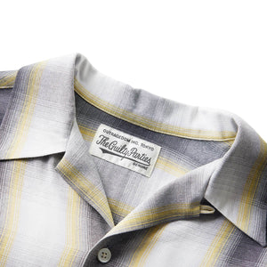 OMBRE CHECK OPEN COLLAR SHIRT ( TYPE-1 ) MULTI | Bodega