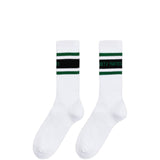 Wacko Maria Socks WHITE/GREEN / O/S SKATER SOCKS ( TYPE-2 ) White/Green