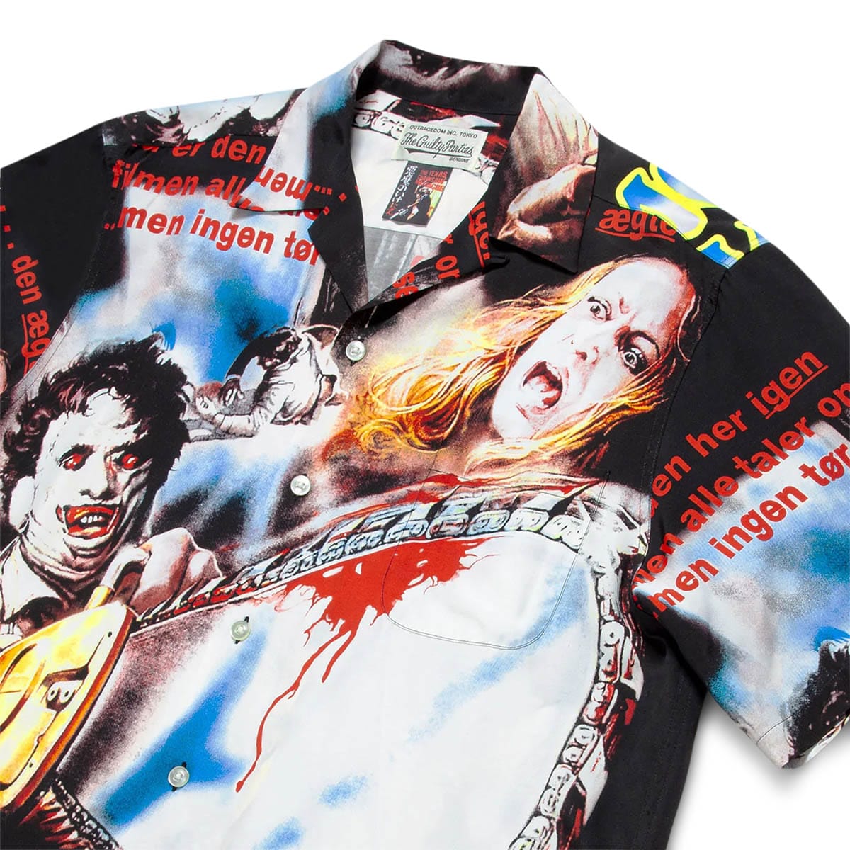 THE TEXAS CHAINSAW MASSACRE / S/S HAWAIIAN SHIRT (TYPE-4) MULTI