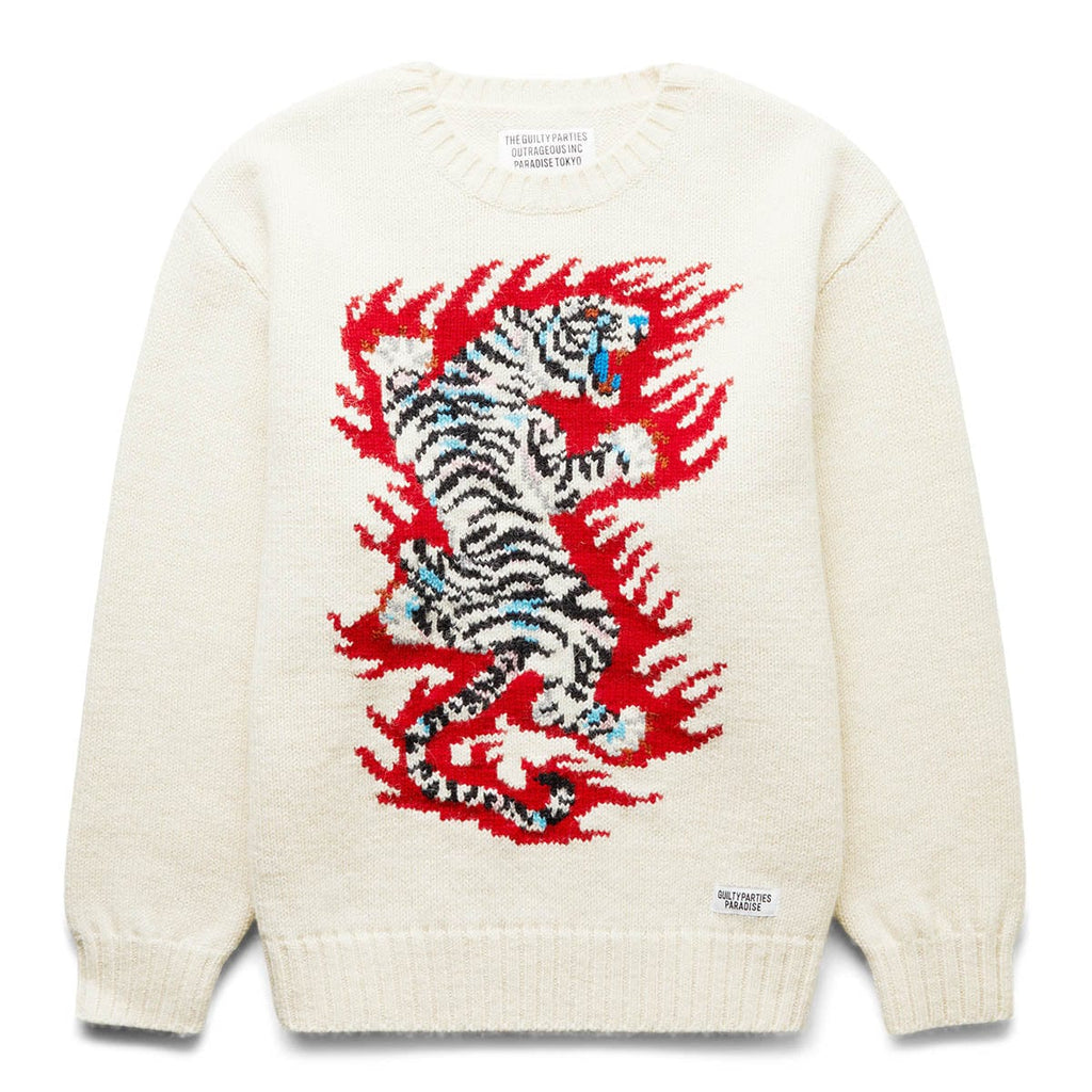 Wacko Maria X Tim Lehi Tiger Intarsia Cotton Sweater - ShopStyle