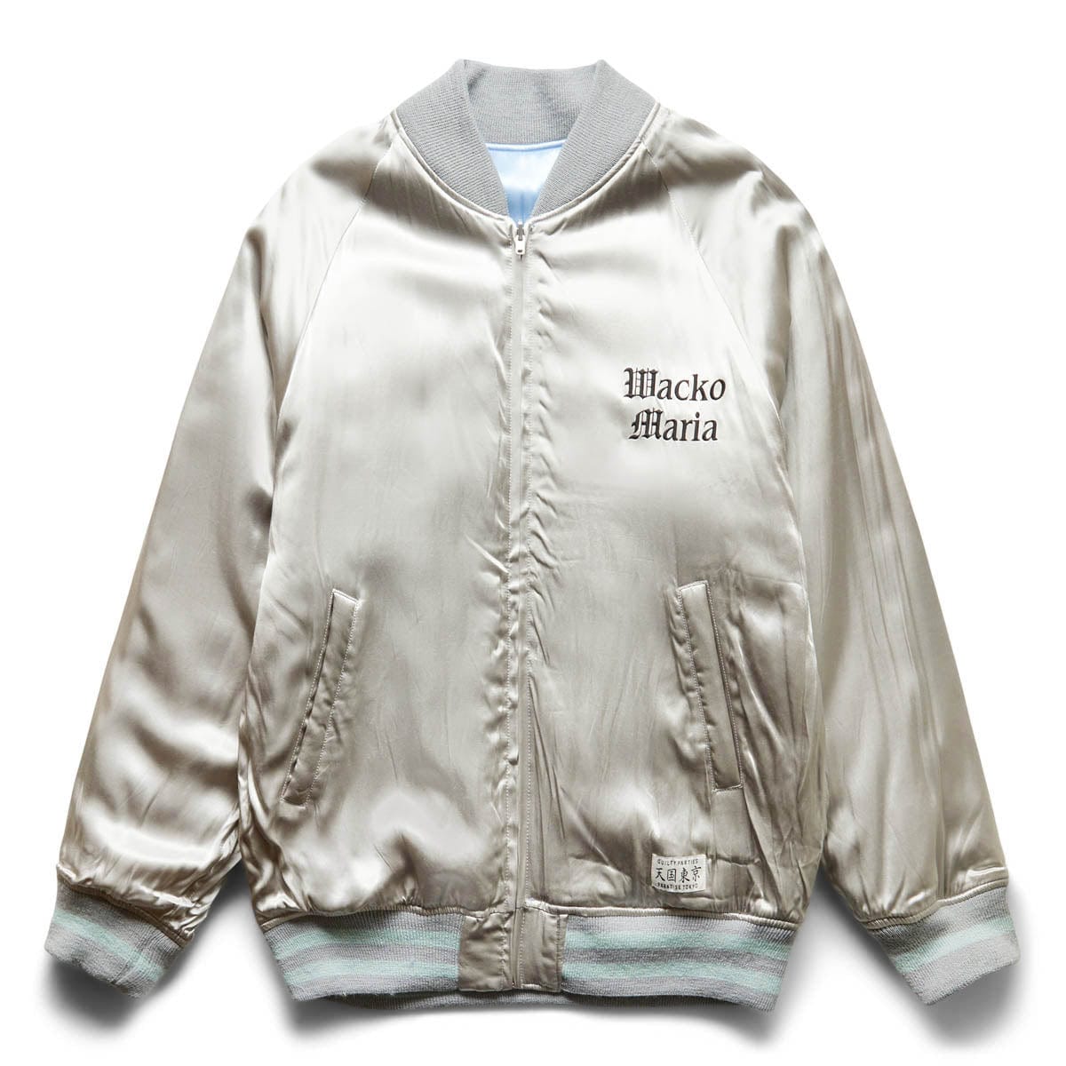 TIM LEHI / REVERSIBLE SKA JACKET BLUE-SILVER | Bodega