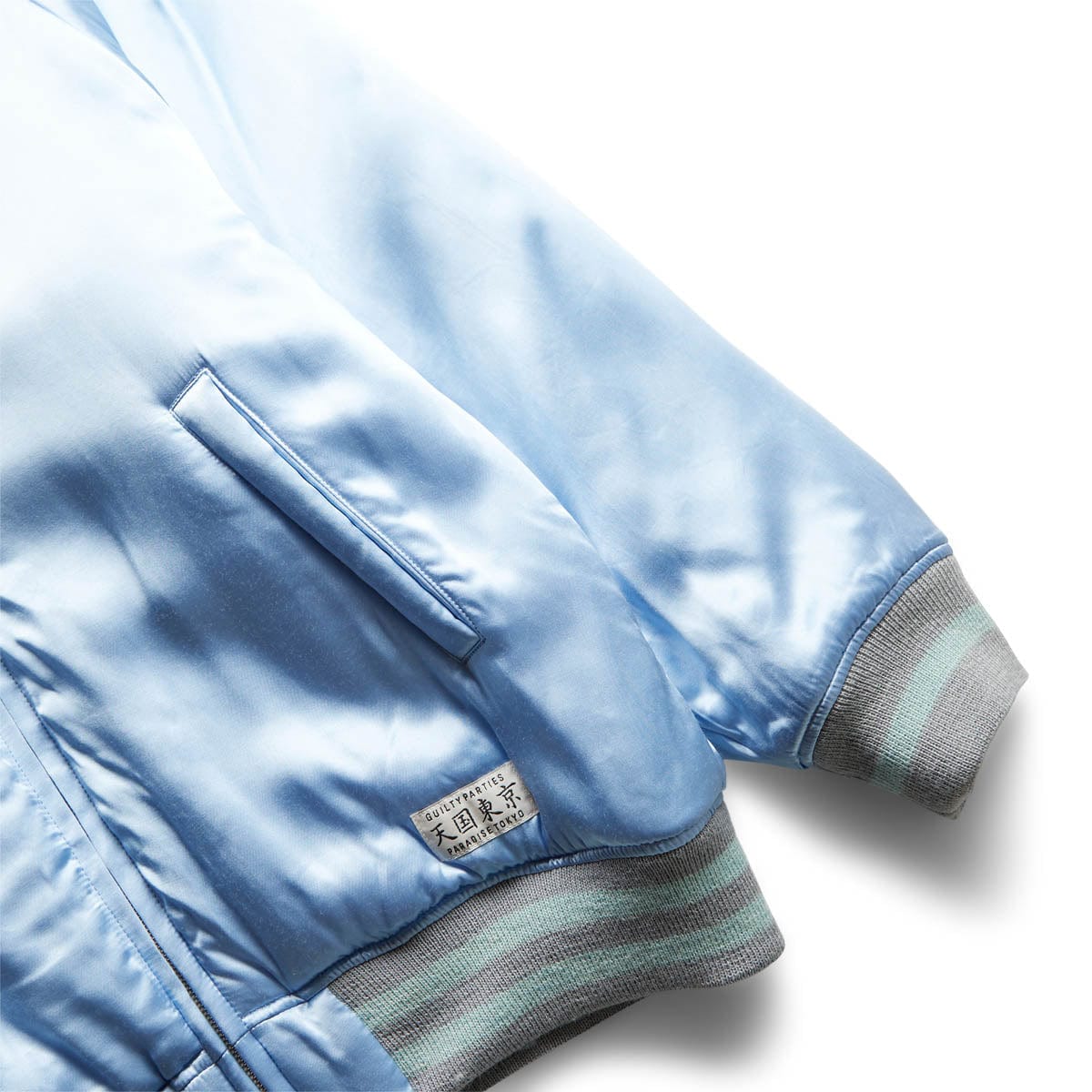 TIM LEHI / REVERSIBLE SKA JACKET BLUE-SILVER | Bodega